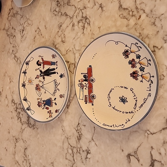 Vintage set of 2 plates - Picture 3 of 7